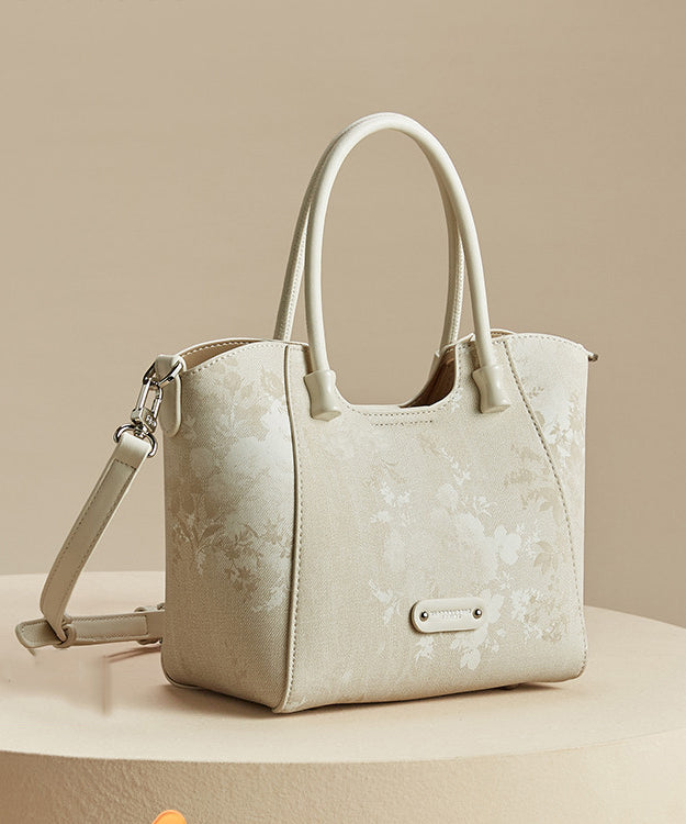 New Fashion Print 2025 Tote Large Capacity Bag Apricot
