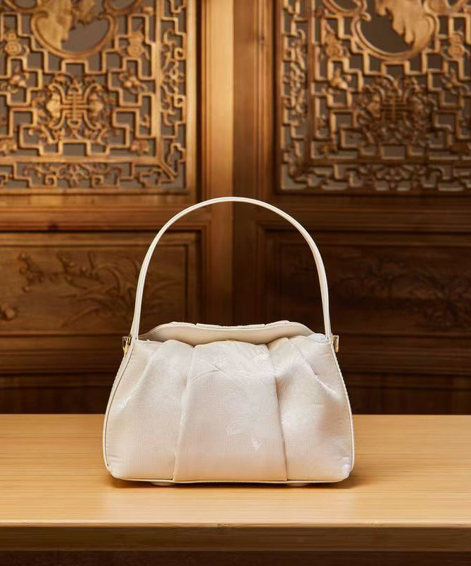 Style Bag Jacquard Tote Chinese Beige Versatile