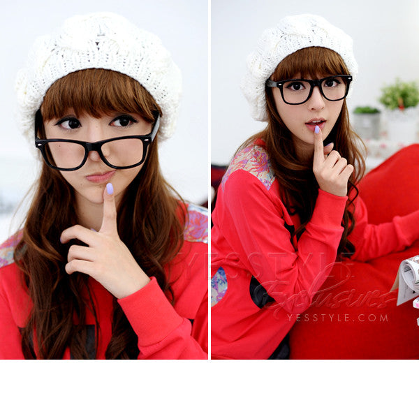 Knit Cable Beret