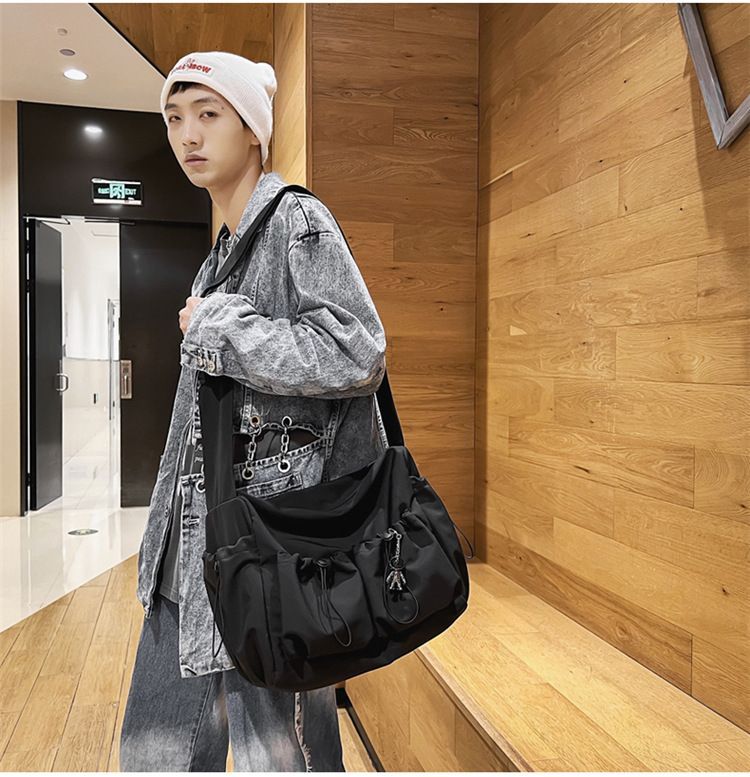 Nylon Messenger Bag