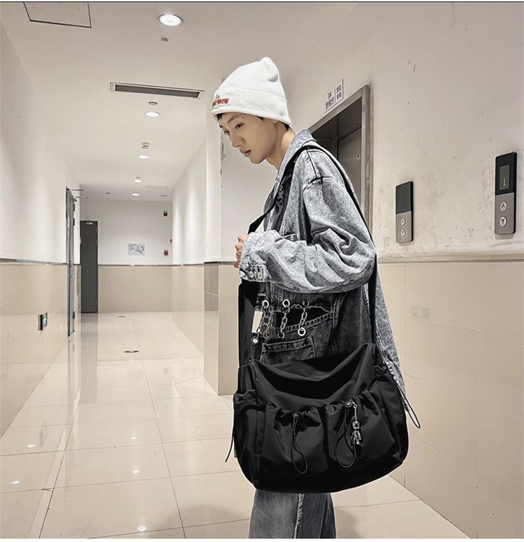 Nylon Messenger Bag
