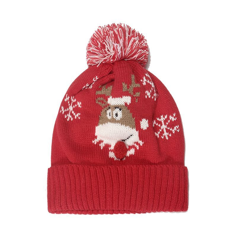 Sample Christmas Pom Pom Knit Beanie