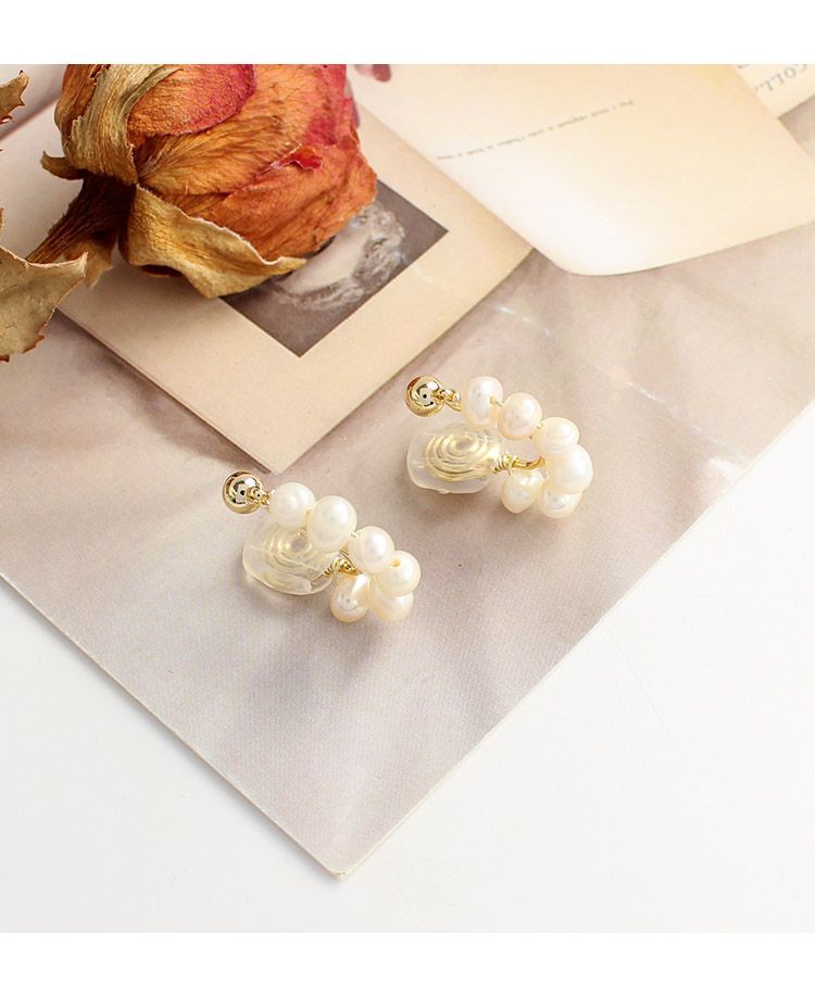 Faux / Pearl Clip-On Earring Drop