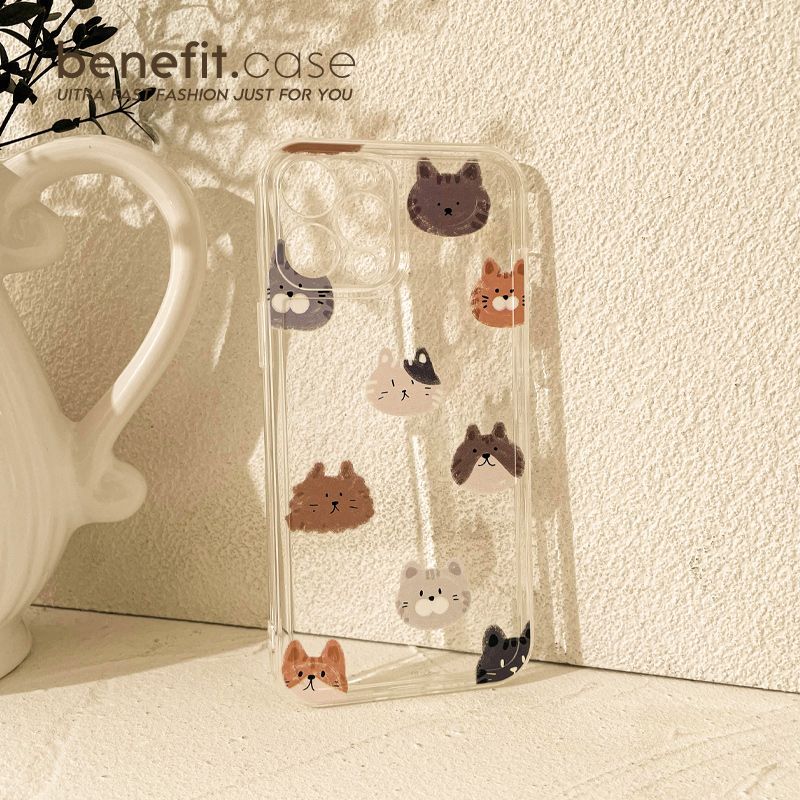 Cat Transparent Phone Case