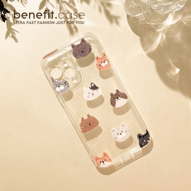 Cat Transparent Phone Case