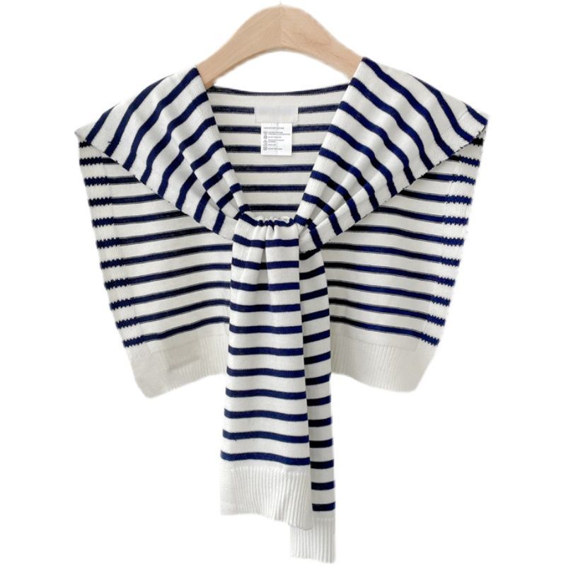 Knit Shawl Striped
