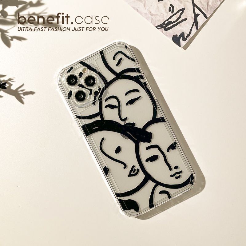 Sample Print Transparent Phone Case