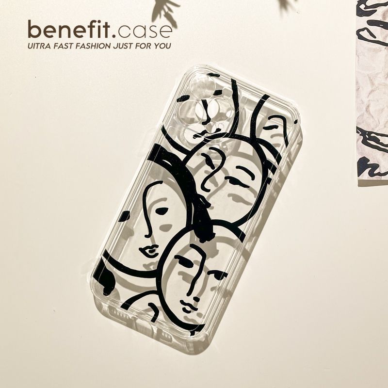 Sample Print Transparent Phone Case