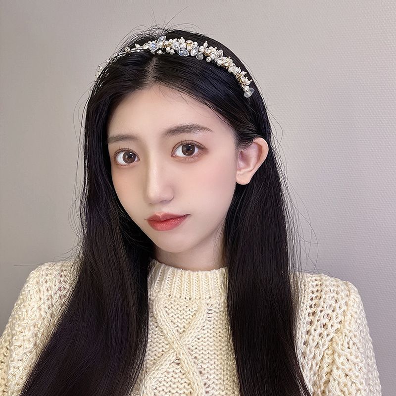 Pearl Crystal Faux Headband