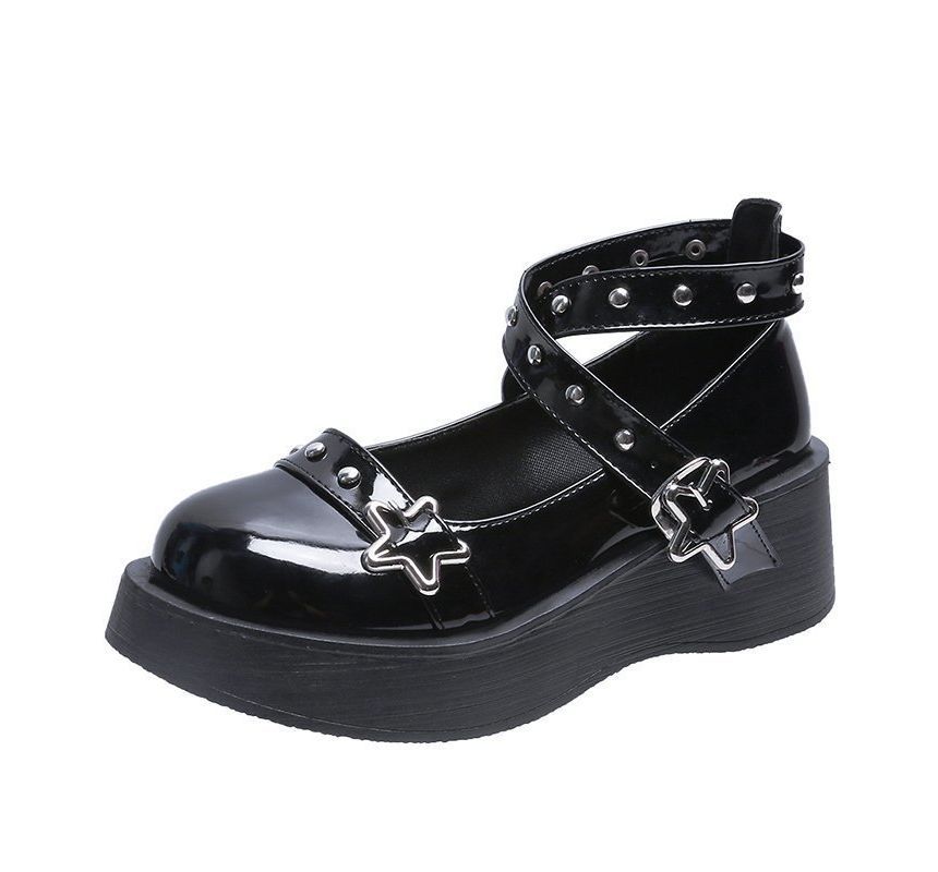 Platform Mary Jane Shoes
