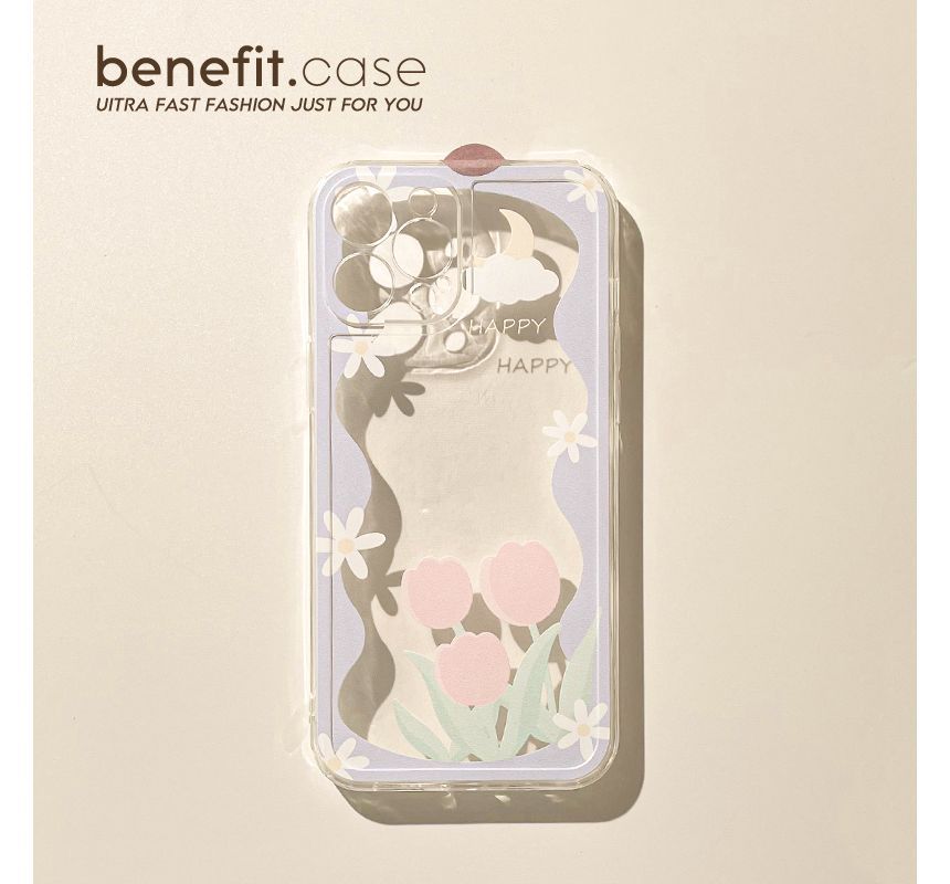 Sample Flower Transparent Phone Case