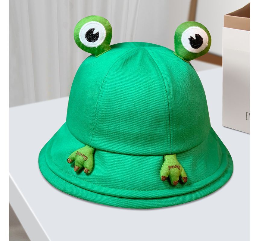 Sample Frog Detail Bucket Hat