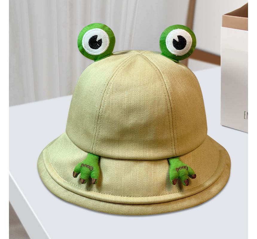 Sample Frog Detail Bucket Hat