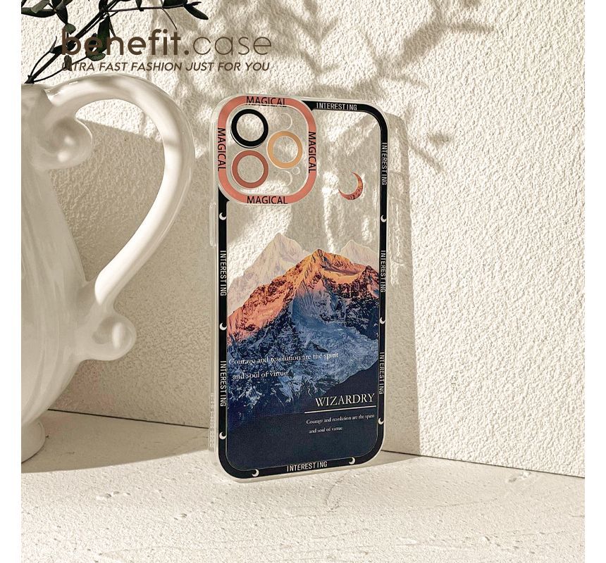 Sample Mountain Transparent Phone Case