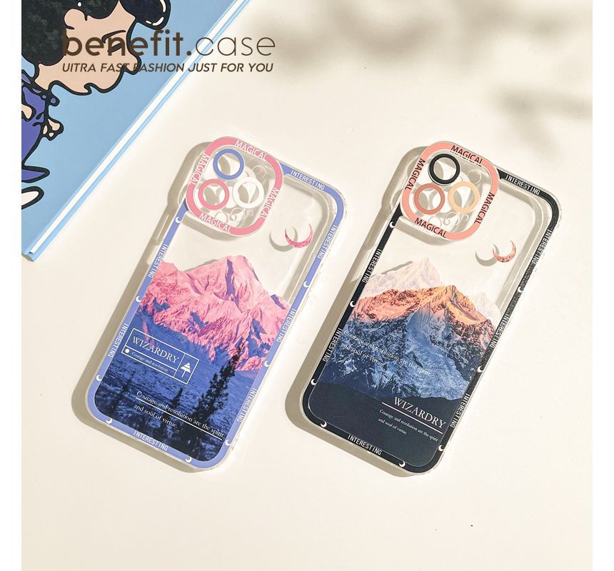Sample Mountain Transparent Phone Case