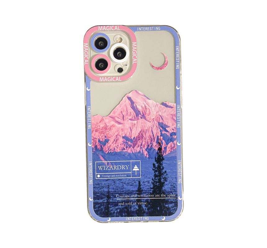 Sample Mountain Transparent Phone Case