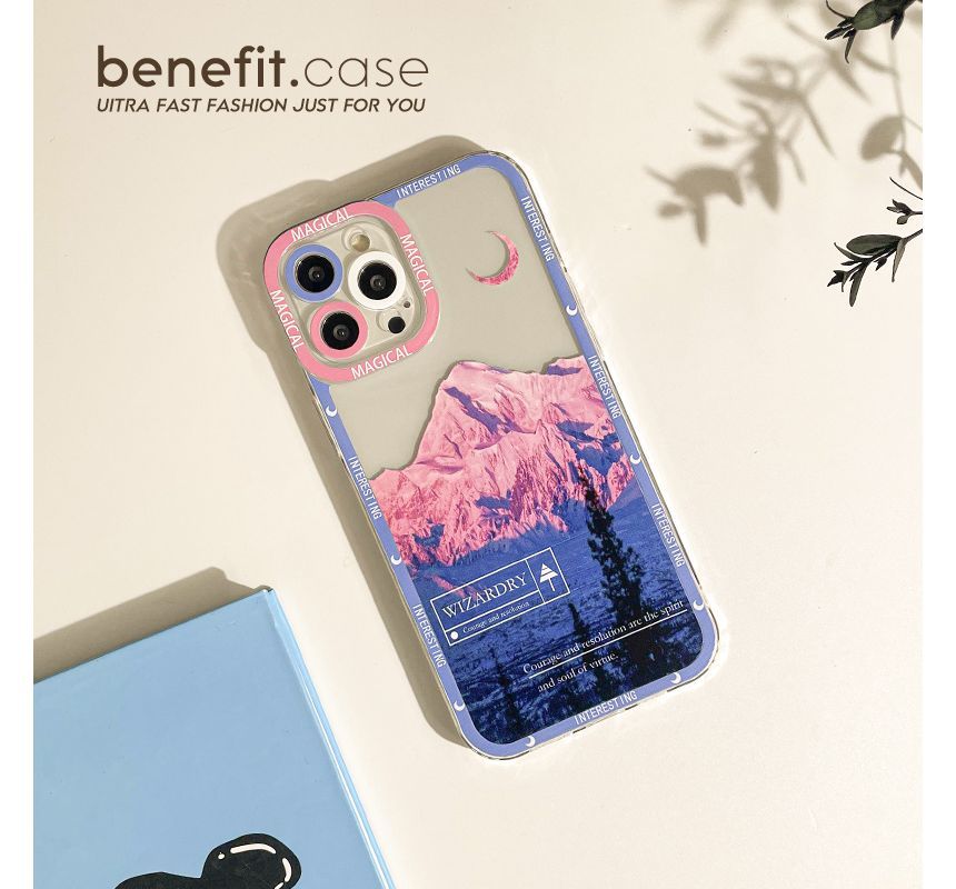Sample Mountain Transparent Phone Case