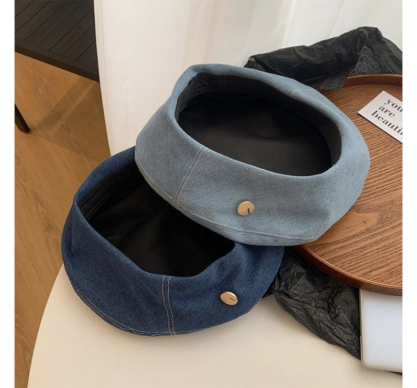 Sample Denim Beret