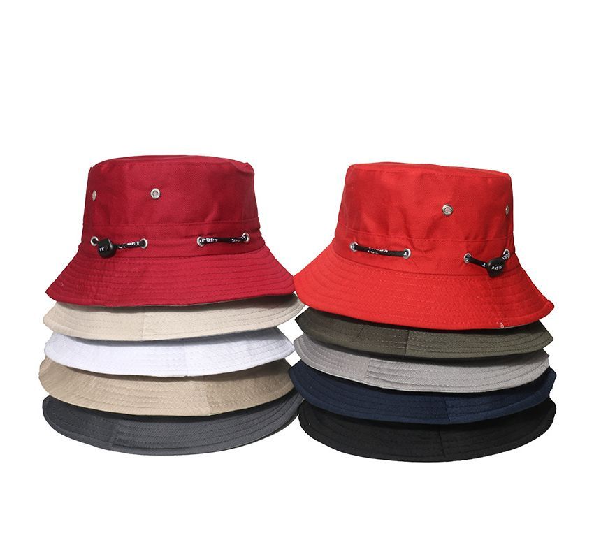 Sample Plain / Camouflage Print Bucket Hat