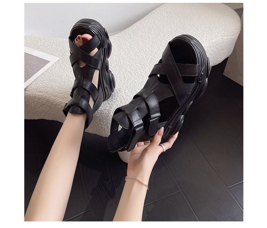 Platform Gladiator Sandals