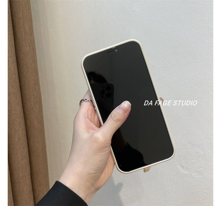 Sample Flower Faux Pearl Chain Phone Case