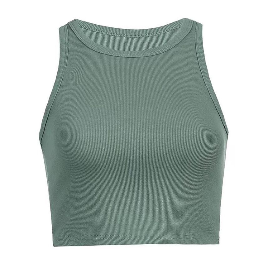 Tank Top Plain Cropped