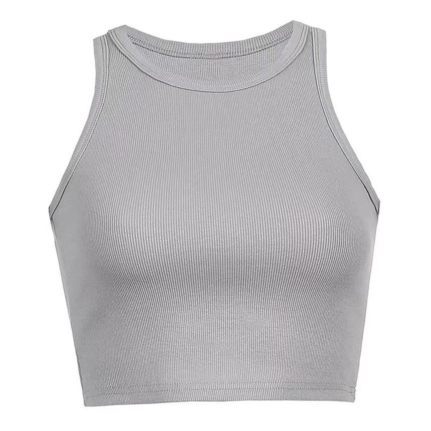 Tank Top Plain Cropped