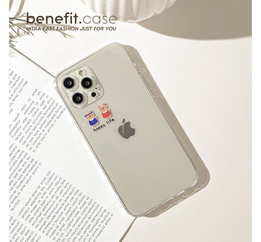 Sample Bear Transparent Phone Case