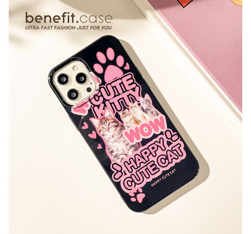 Sample Cat Lettering Phone Case