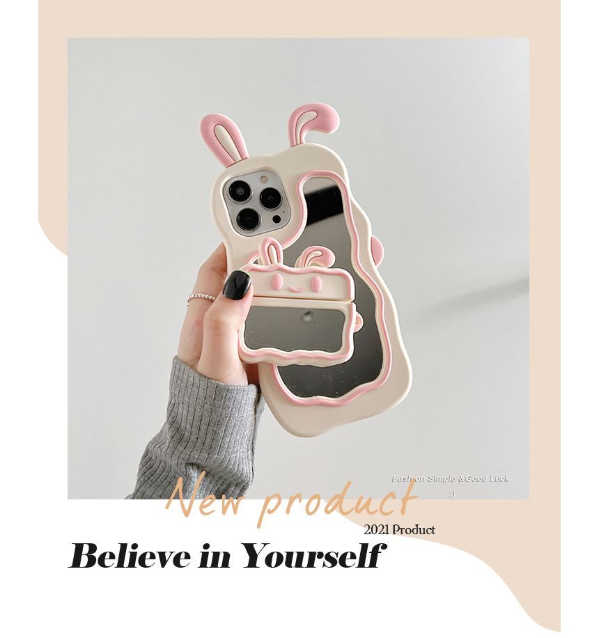 Sample Rabbit Mirrored Phone Case
