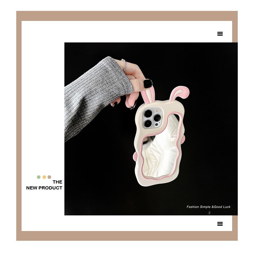 Sample Rabbit Mirrored Phone Case