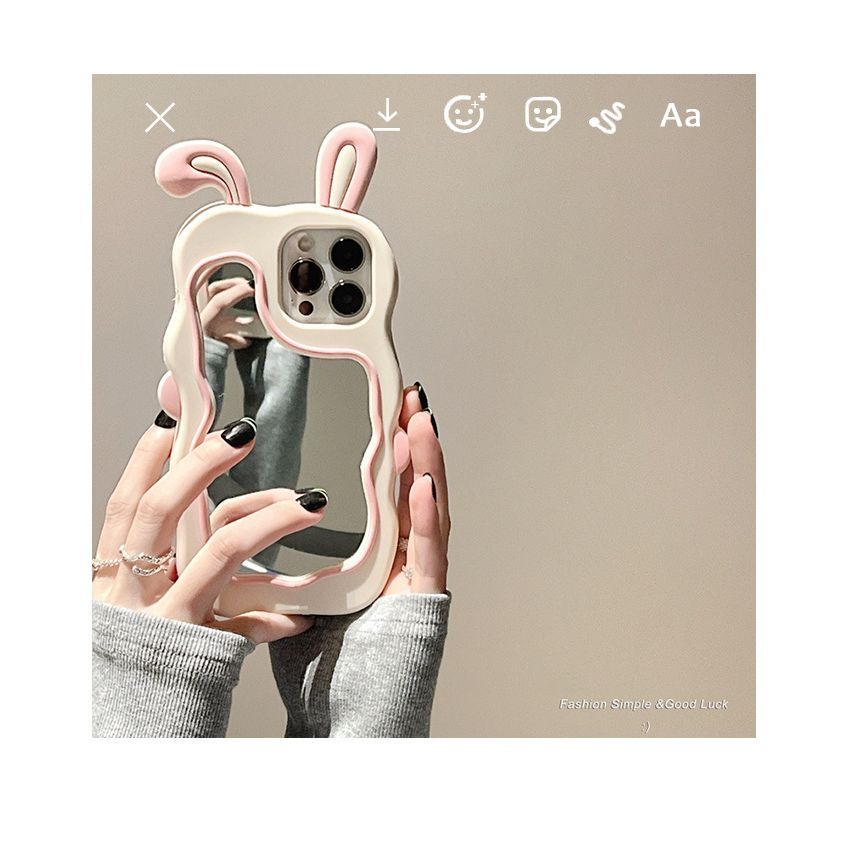 Sample Rabbit Mirrored Phone Case