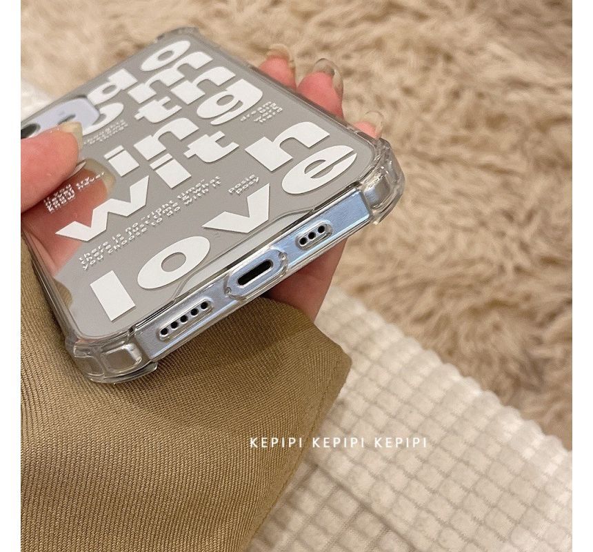 Sample Lettering Mirrored Phone Case