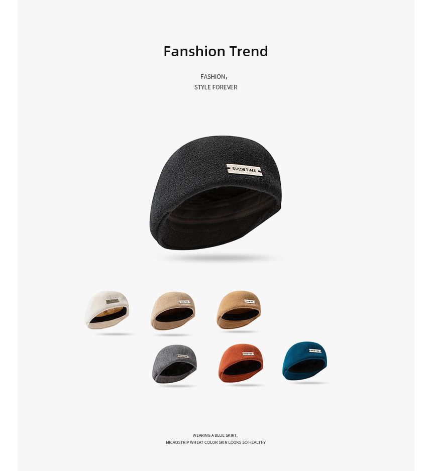 Sample Tag Detail Plain Beret