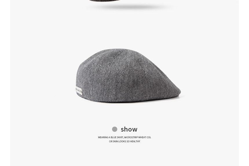 Sample Tag Detail Plain Beret
