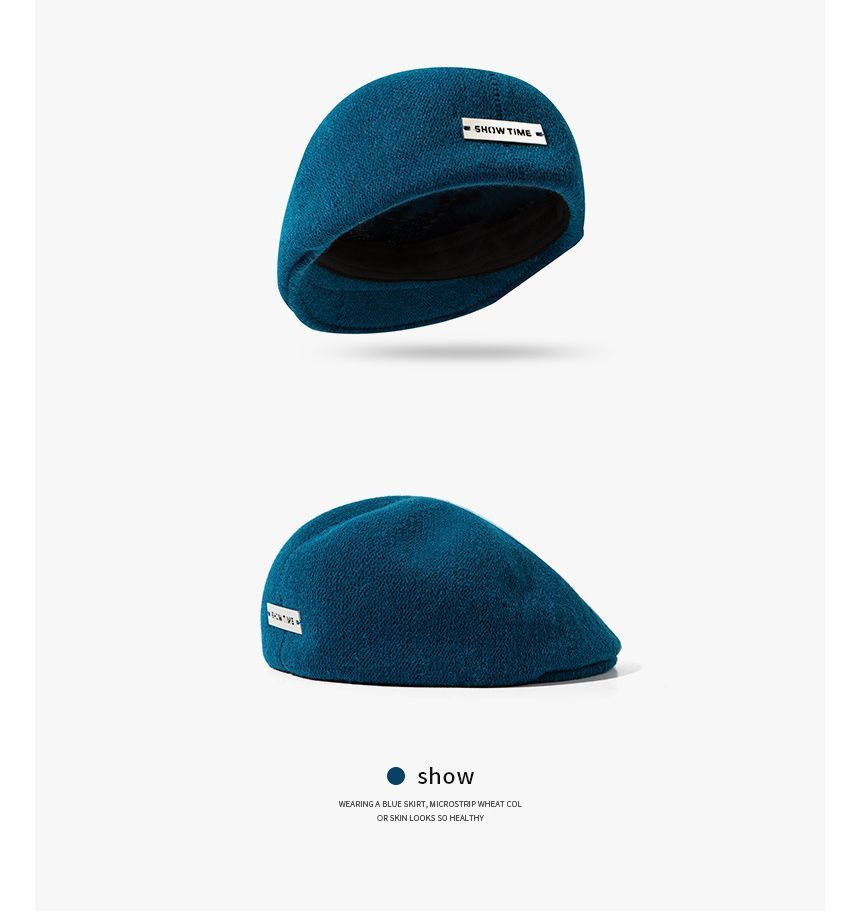 Sample Tag Detail Plain Beret