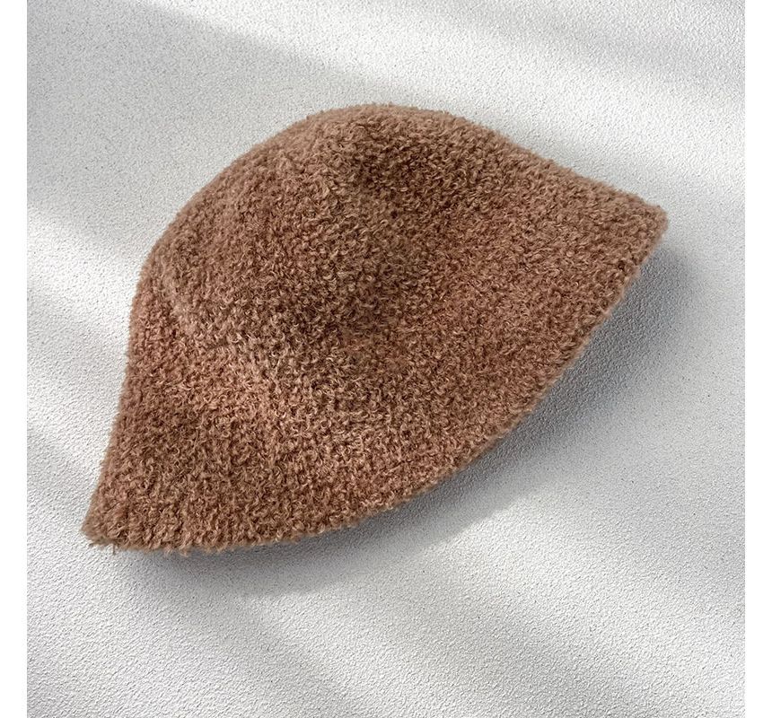 Sample Chenille Plain Bucket Hat