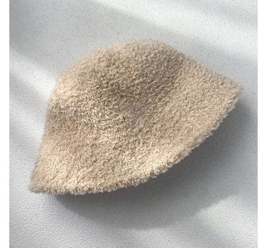 Sample Chenille Plain Bucket Hat