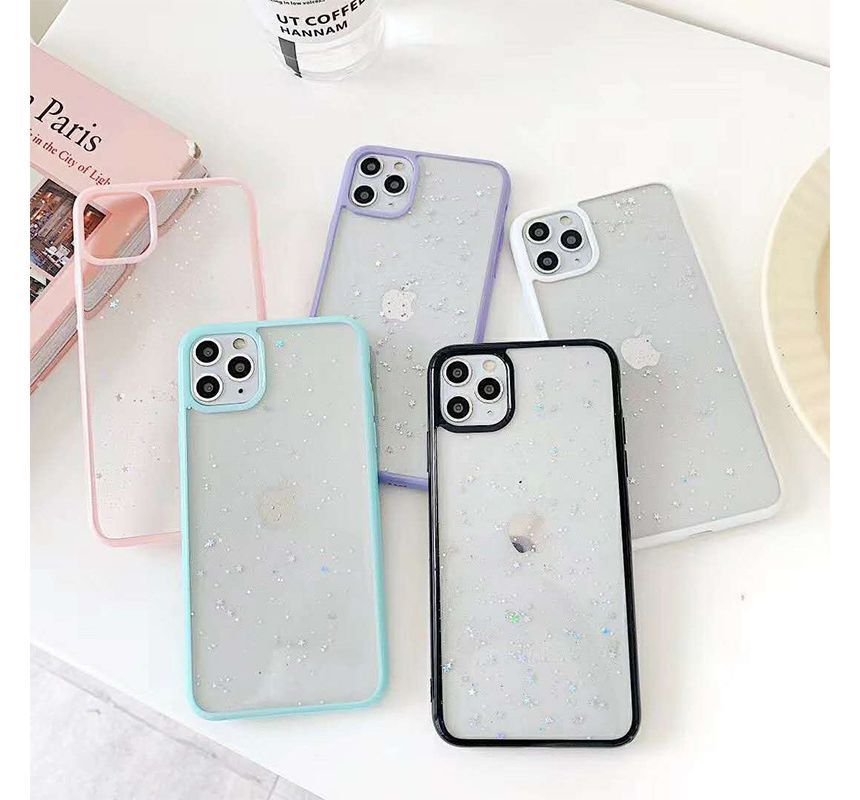 Sample Gold Leaf Transparent Phone Case