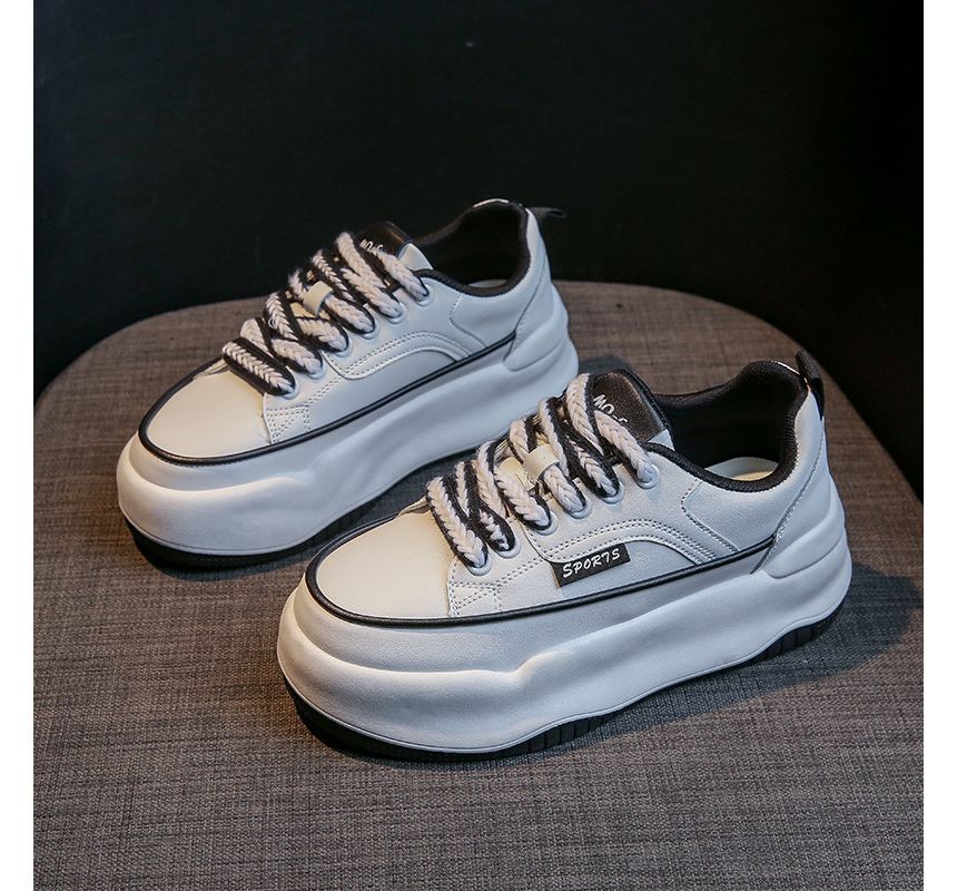 Up Platform Lace Sneakers
