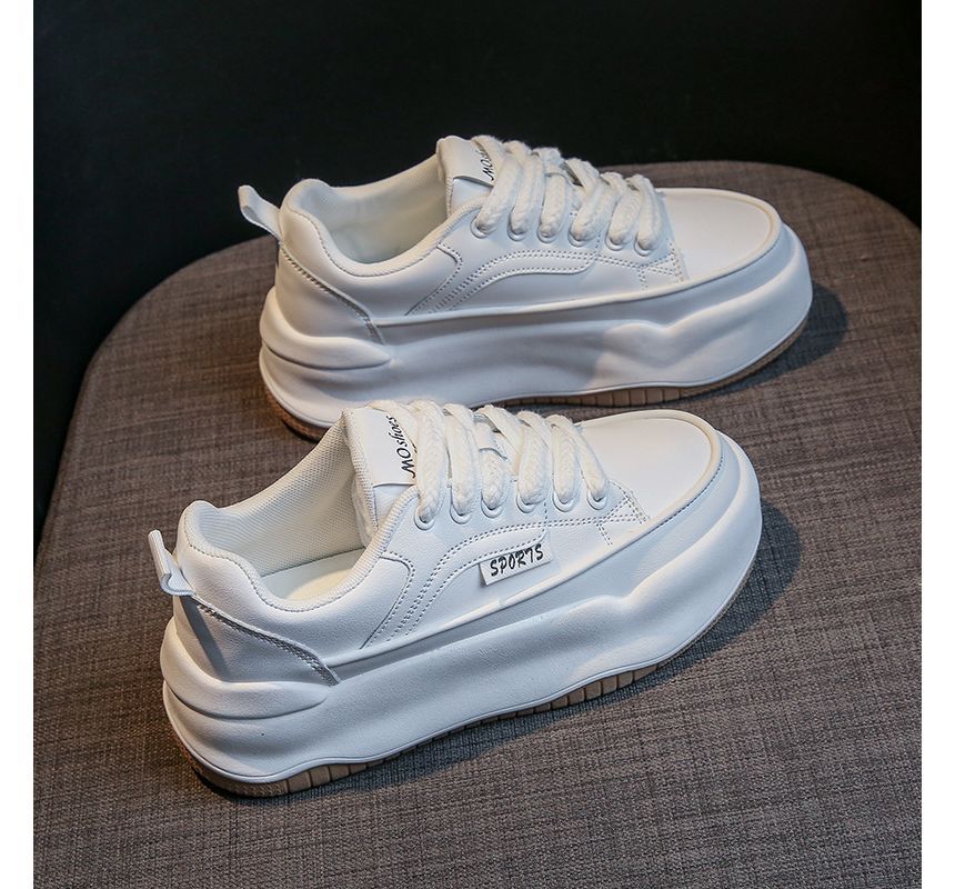 Up Platform Lace Sneakers