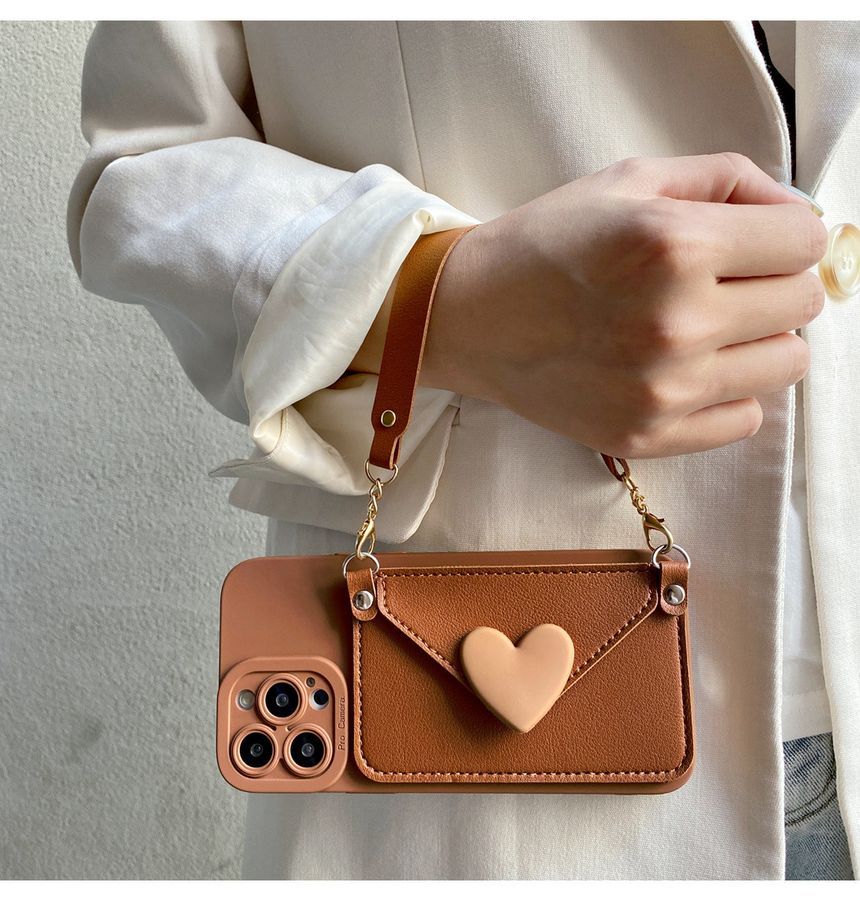 SampleHeart Card Holder Phone Case
