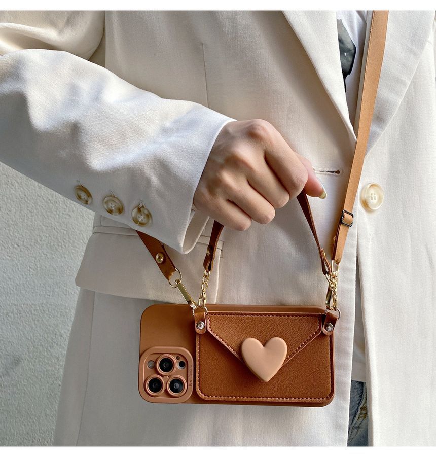 SampleHeart Card Holder Phone Case