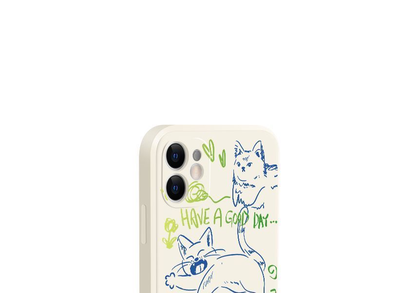 Sample Cat Print Phone Case