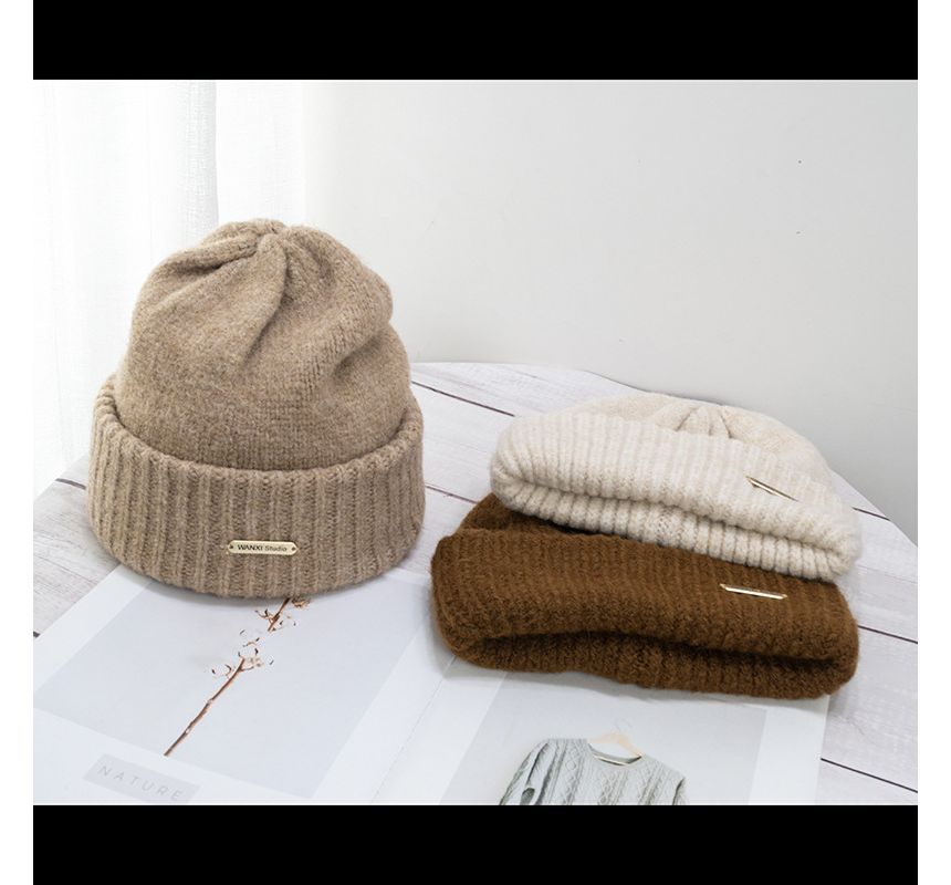 Sample Logo Knit Beanie
