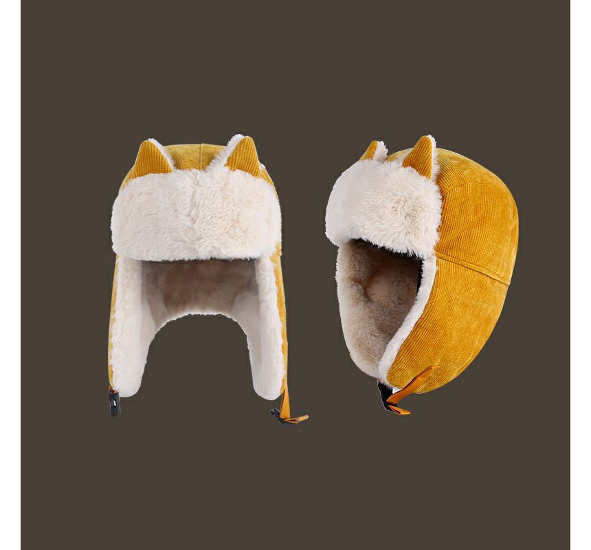 Hat Trapper Cat Chenille Ear