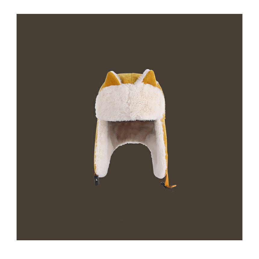 Hat Trapper Cat Chenille Ear