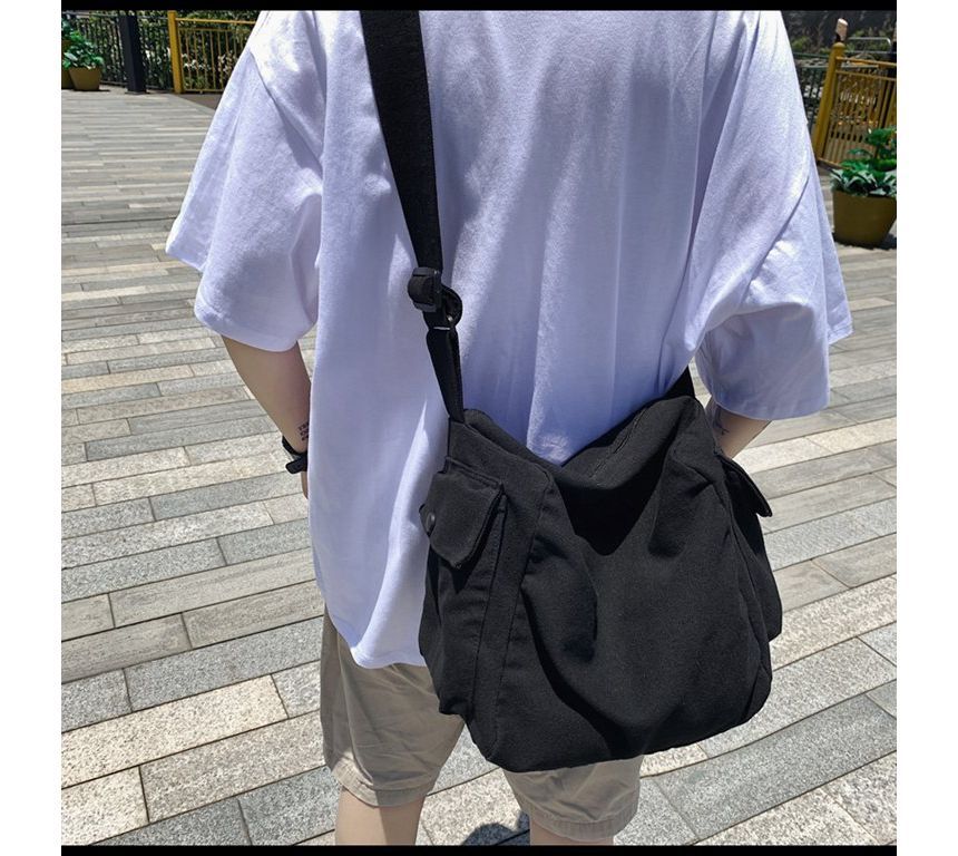 Canvas Crossbody Bag Plain