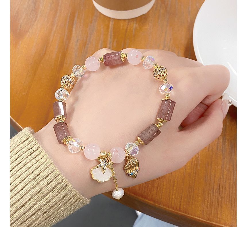 Sample Star Charm Faux Crystal Bracelet