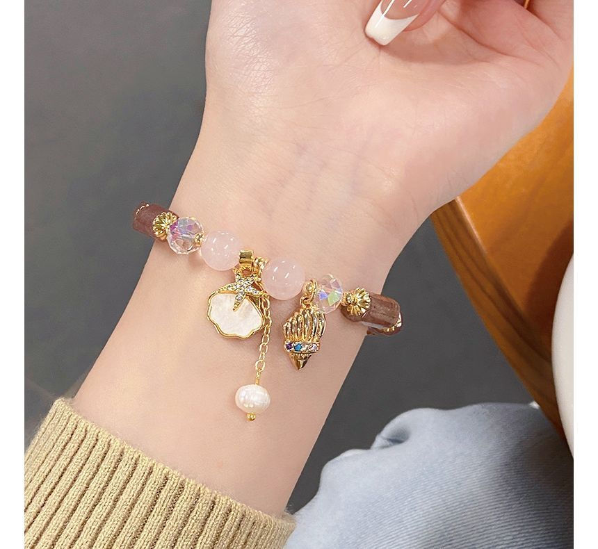 Sample Star Charm Faux Crystal Bracelet
